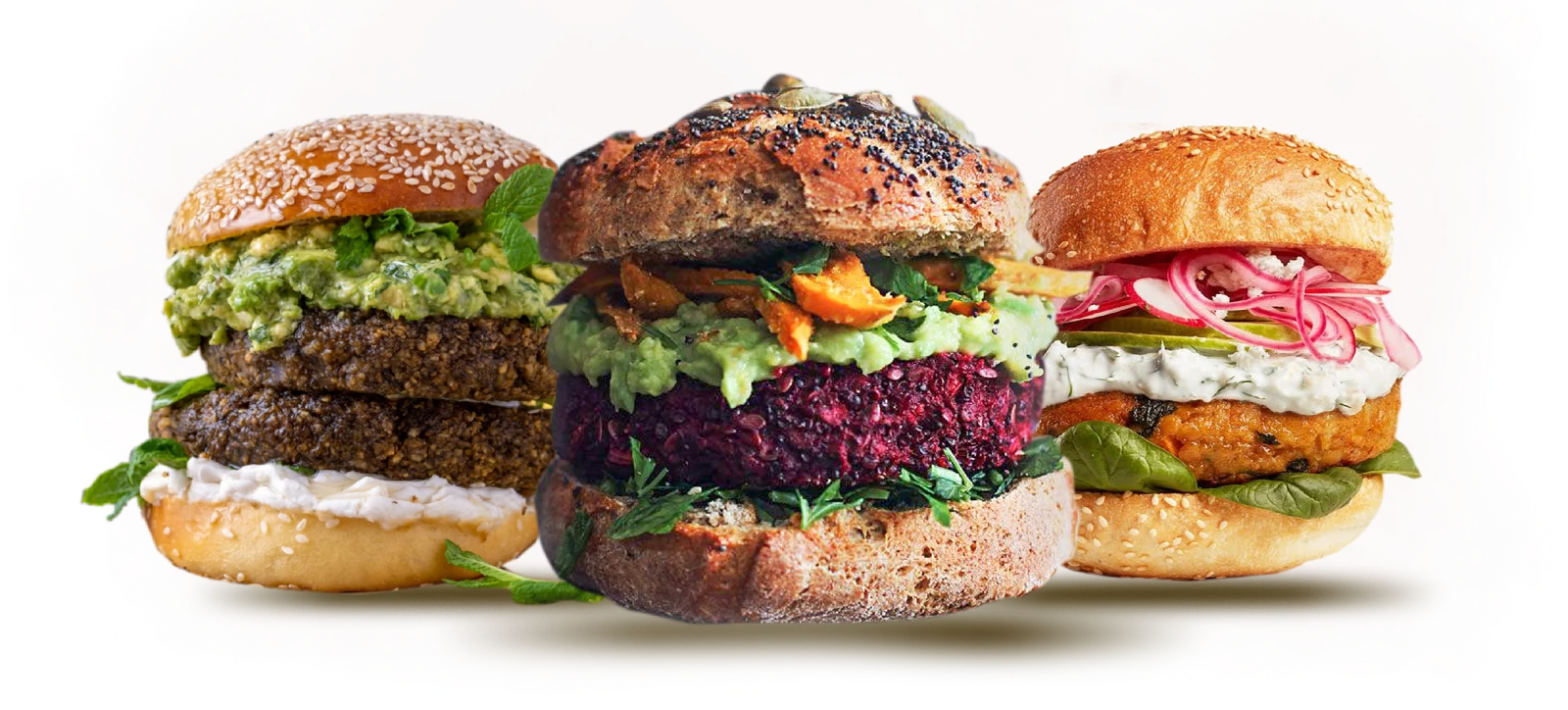 Barny’s vegetable burgers — three recipes